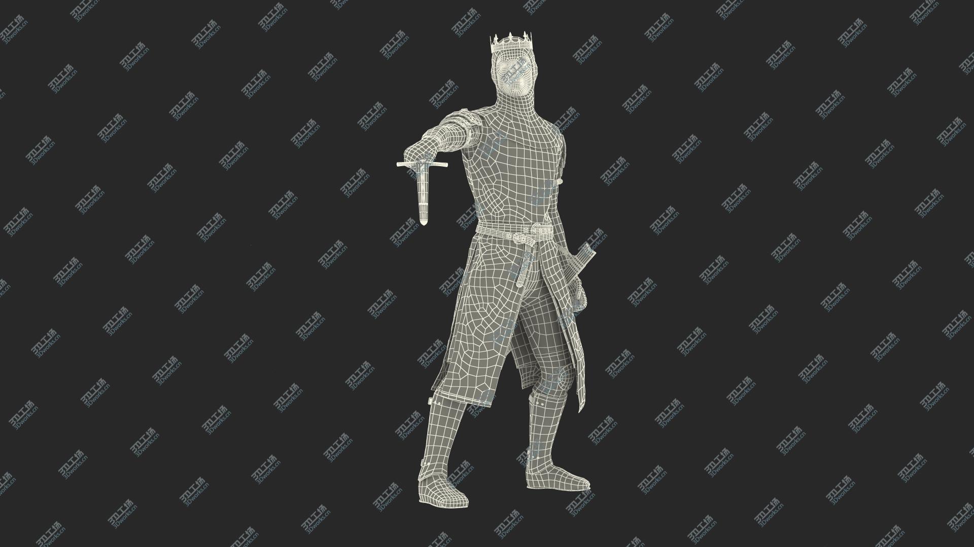 images/goods_img/202104093/Crusader Knight King with Sword 3D model/3.jpg